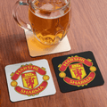 Personalized Manchester FC Fan Coaster - Set of 2 - Gift Lift