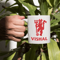 Personalized Manchester FC Red Devil Fan Coffee Mug - Gift Lift