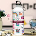 Personalized Metal Bottle For Kids - Cute Stickers With Your Name - Gift Lift
