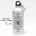 Personalized Monogram Initials & Name Tribal Art Water Bottle - Gift Lift