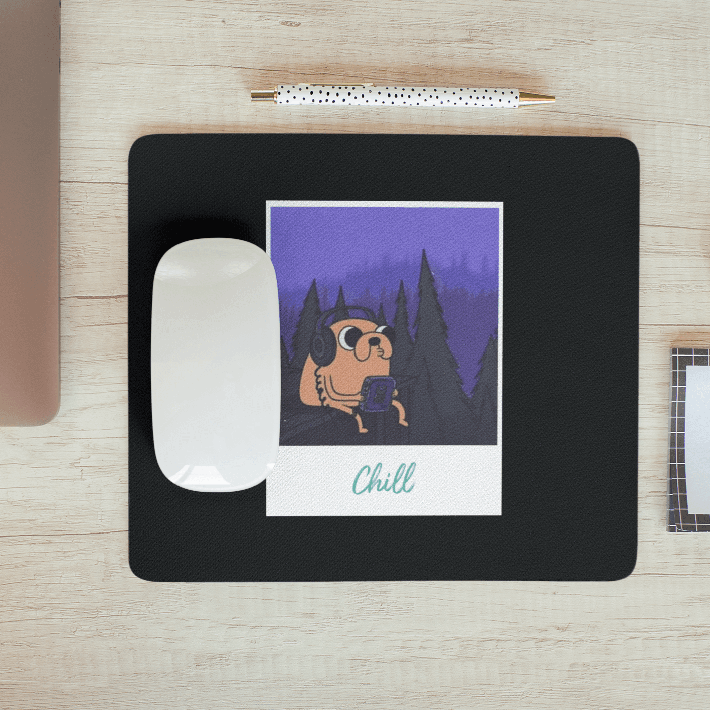 Personalized Mousepad of a Polaroid with Your Image and text - Polaroid - Gift Lift
