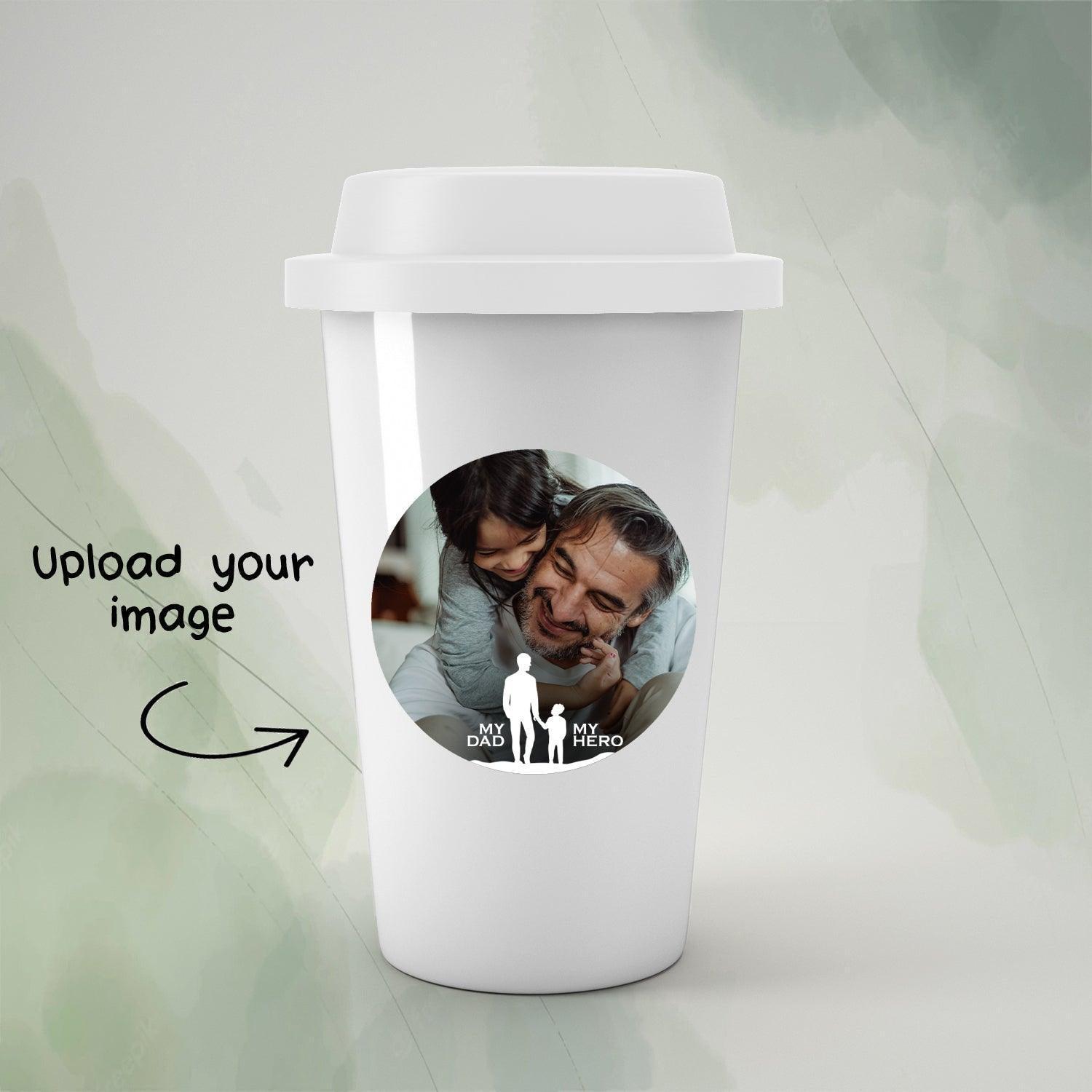 Personalized My Dad My Hero Art Tumbler - Gift Lift