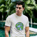 Personalized Name Planet Saviour Art Unisex Round Neck Tshirt - Gift Lift