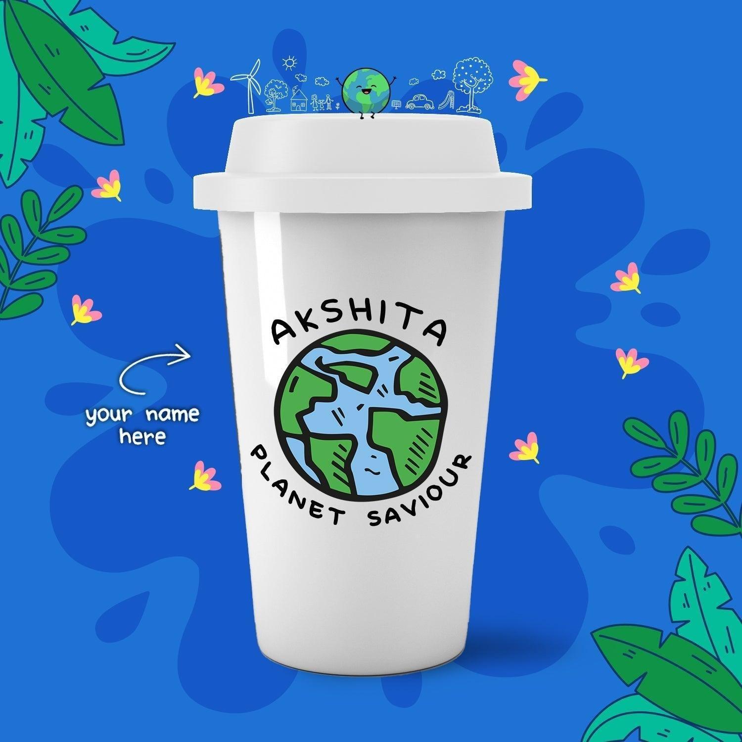 Personalized Planet Saviour Art Tumbler - Gift Lift