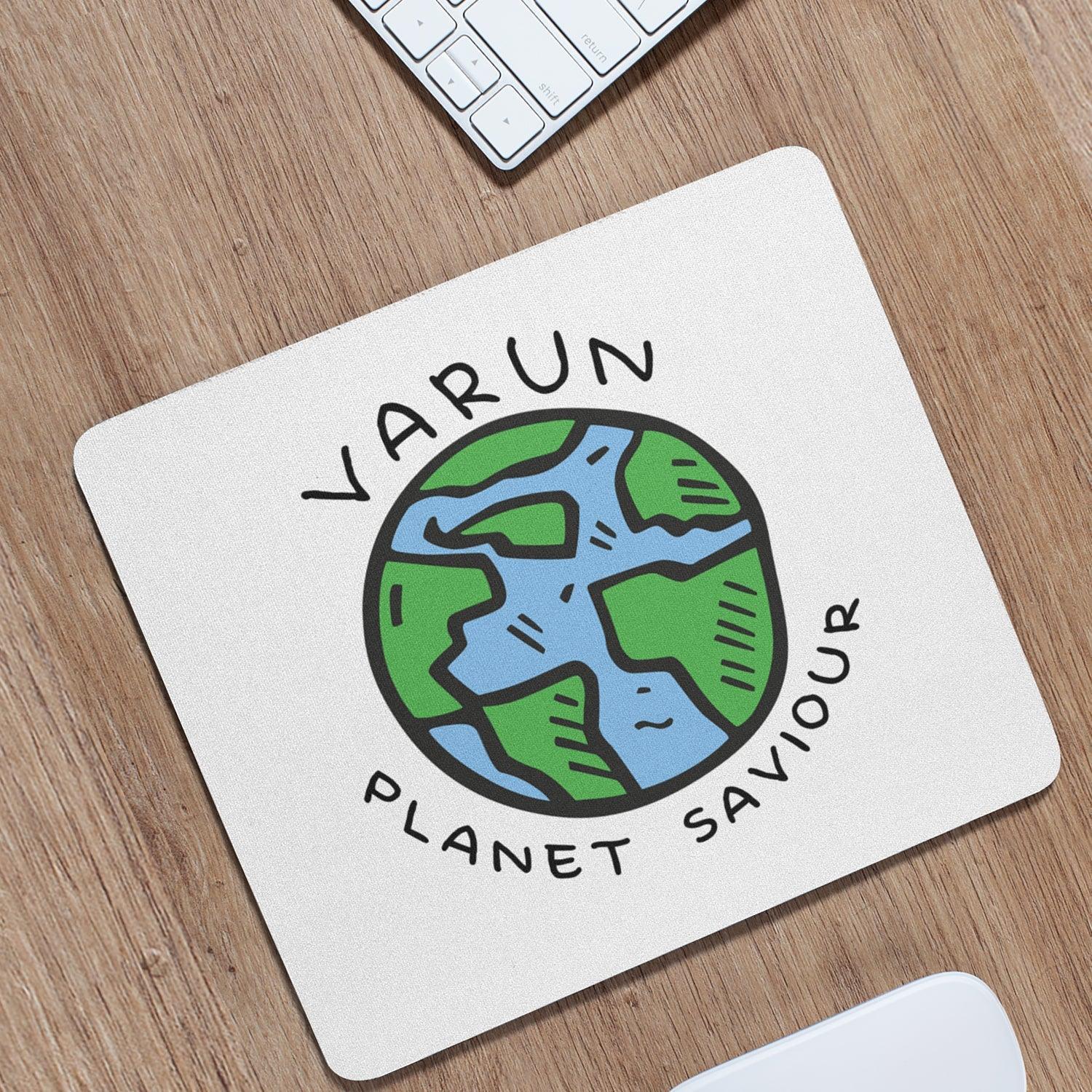 Personalized Planet Saviour Mouse Pad - Gift Lift