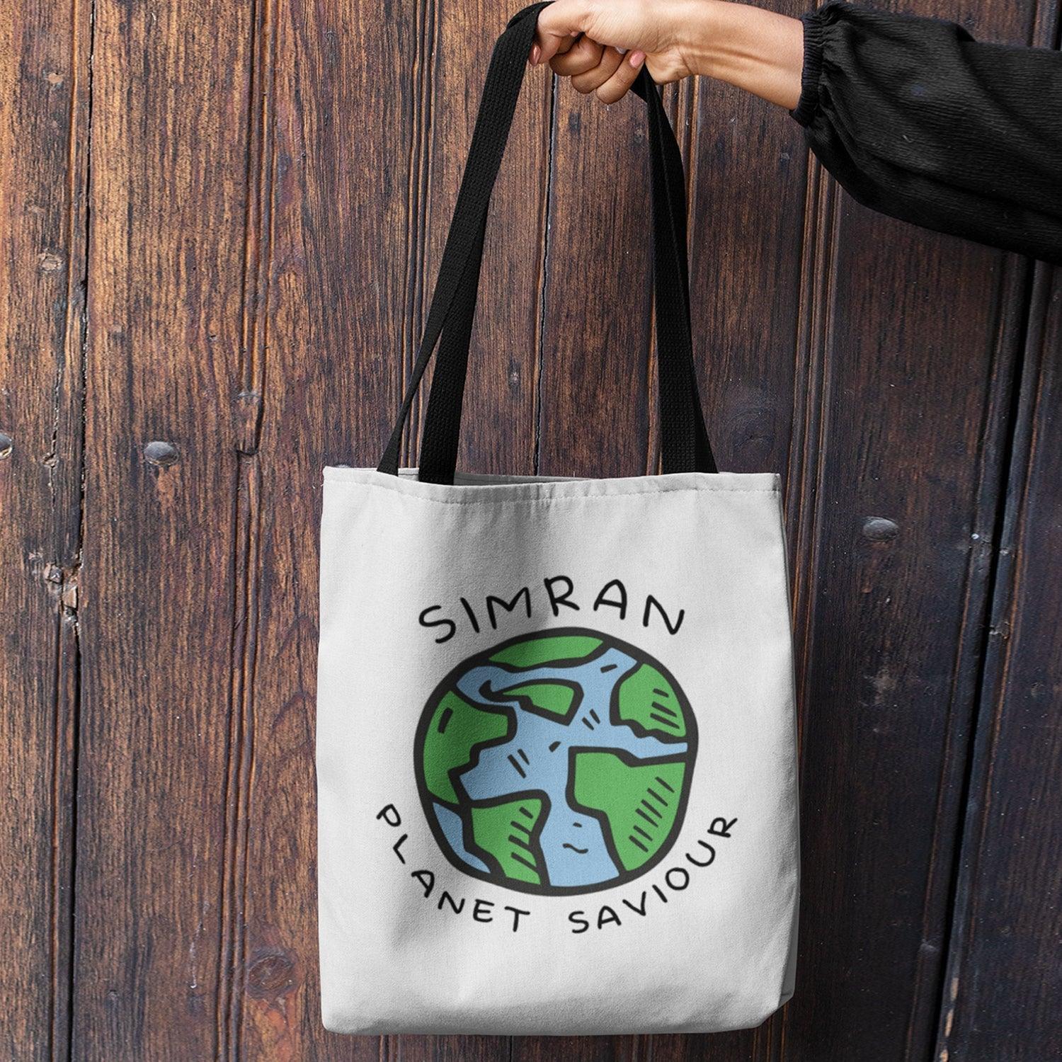 Personalized Planet Saviour Tote Bag - Gift Lift
