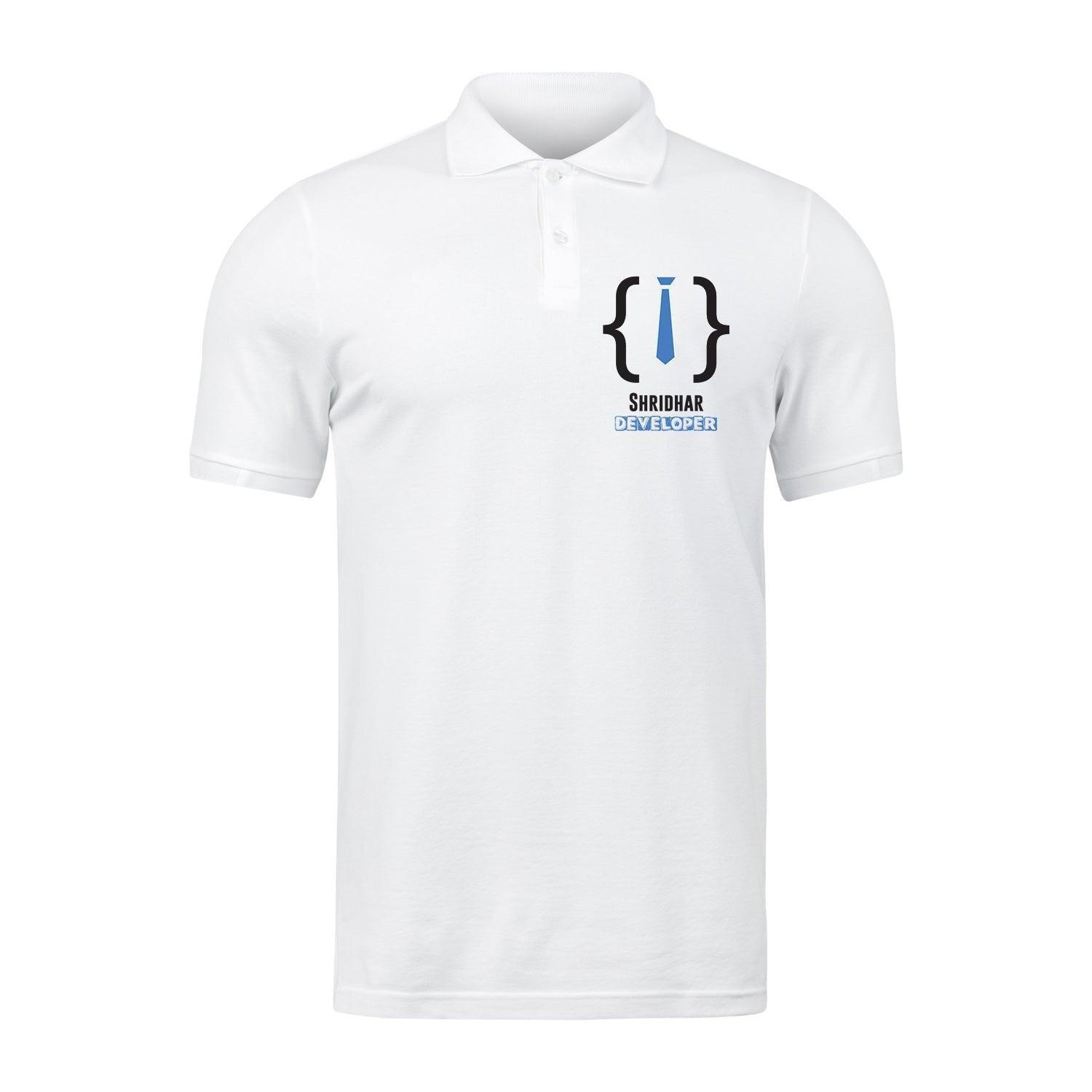 Personalized Polo T-Shirt for Programmers- Developer - Gift Lift