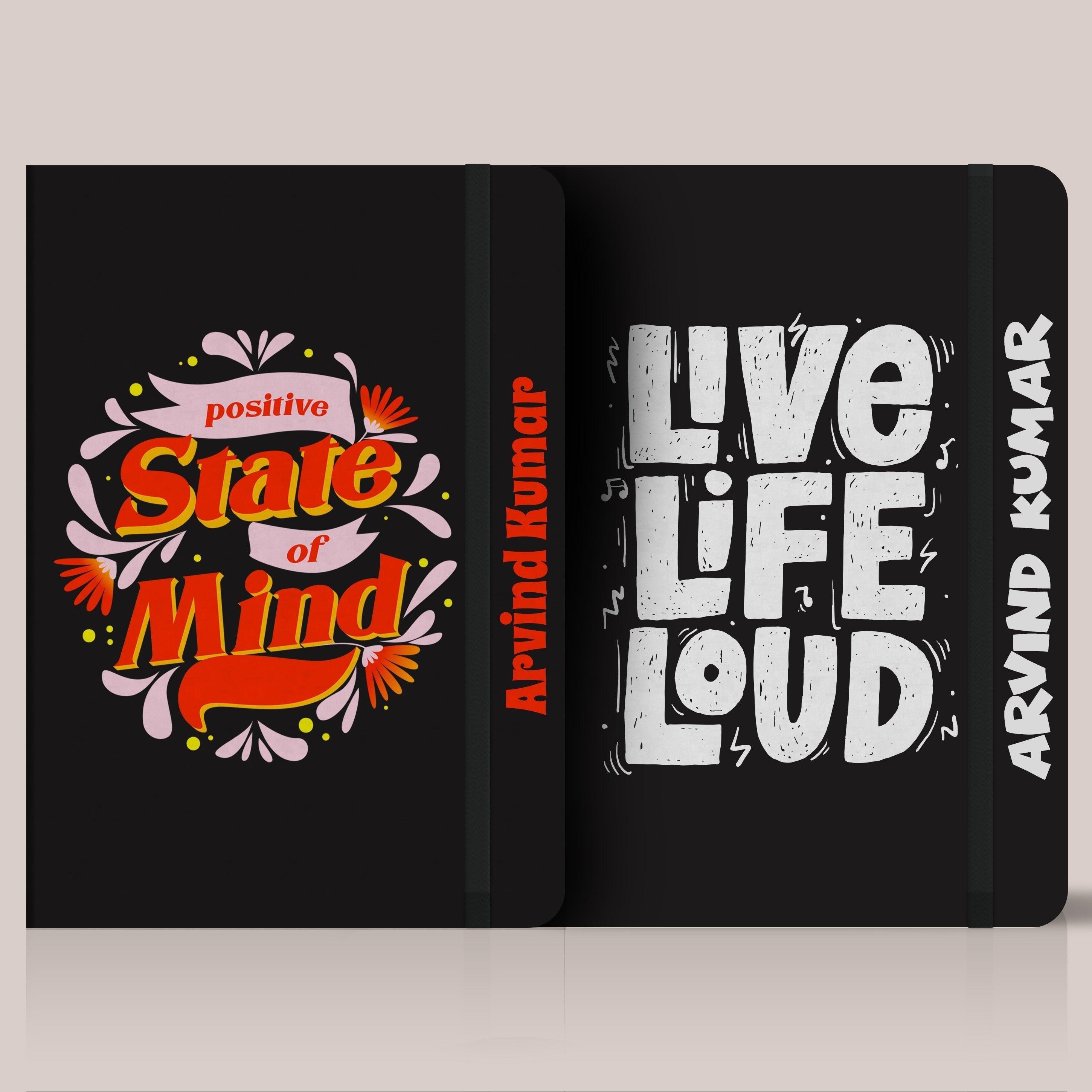 Personalized Positive Quotes & Name Notebook - Set of 2 - Gift Lift