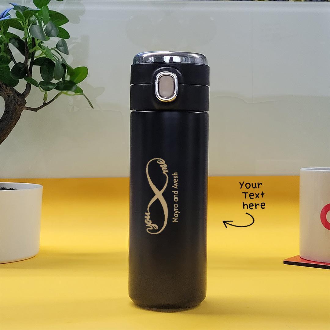 Personalized Premium Vaccum Flask for Couples | Infinite Love Icon | For Wedding Season - Gift Lift