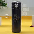 Personalized Premium Vacuum Flask Abstract Unicorn In Clouds - Engraved (Hot & Cold Vacuum Flask) - Gift Lift
