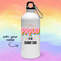 Personalized Proud To Be Pride Art Water Bottle - Gift Lift
