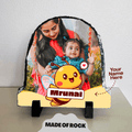 Personalized Rock Slate Photo Frame | Honey bee with Your Image - Gift Lift