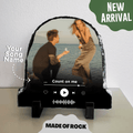 Personalized Rock Slate Photo Frame | Spotify Rock - Gift Lift