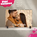 Personalized Rock Slate Rectangular Photo Frame for Valentines | with Your Image - Gift Lift