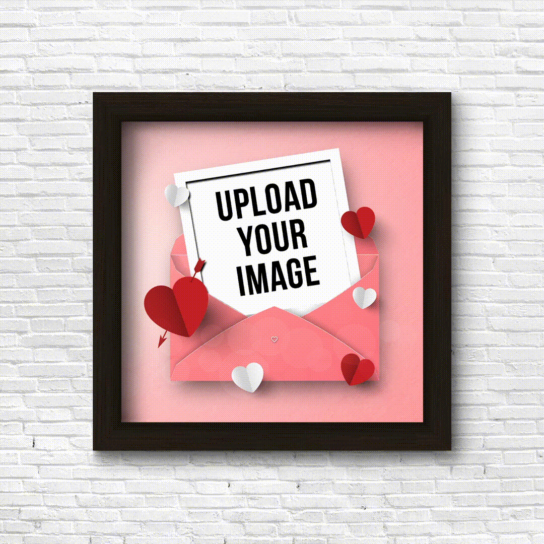 Personalized Romantic Envelope Photo Frame - Gift Lift
