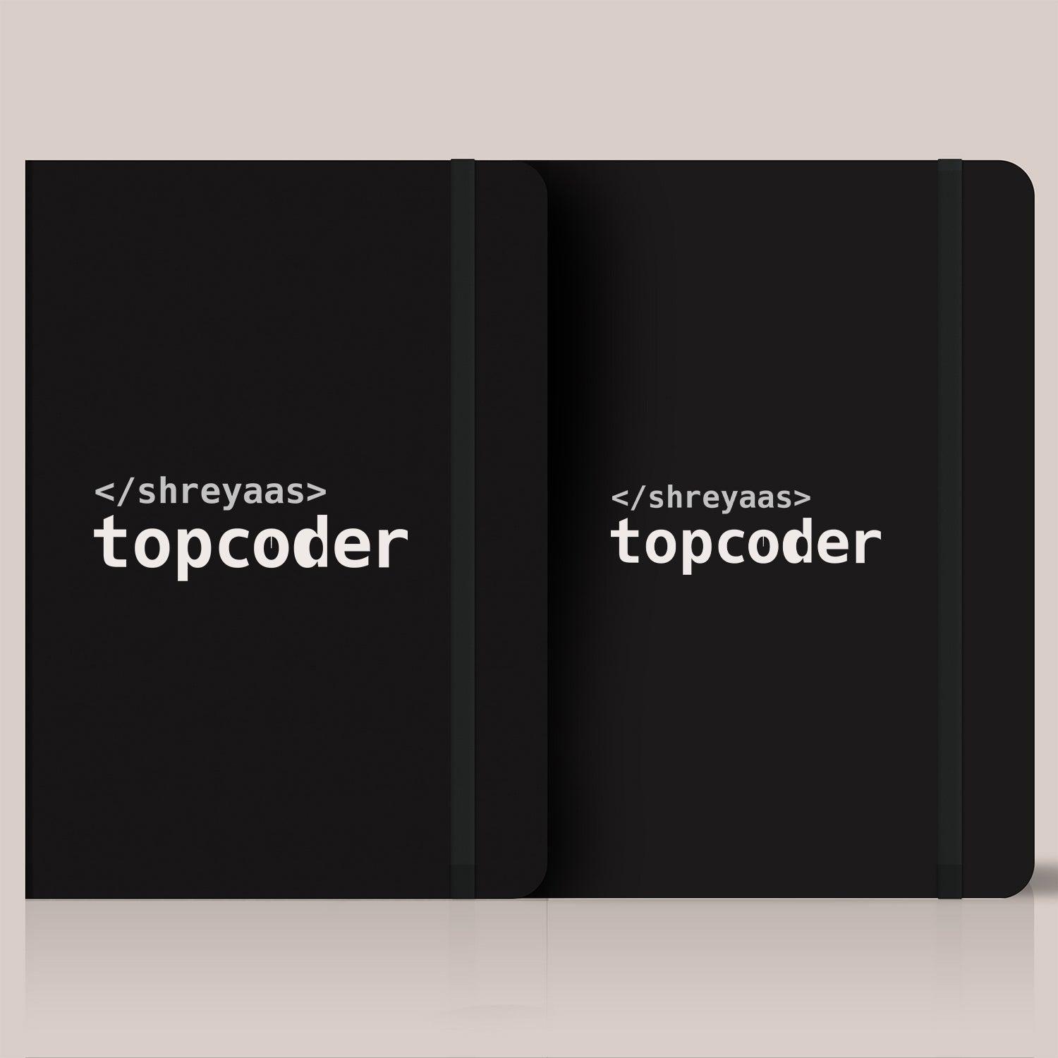 Personalized Set of 2 Notebooks for Programmers - Top coder - Gift Lift