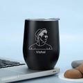 Personalized Stainless Steel Mug with Lid - Gift Lift