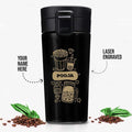 Personalized Steel Tumbler Boba Tea Doodle - Engraved - Gift Lift