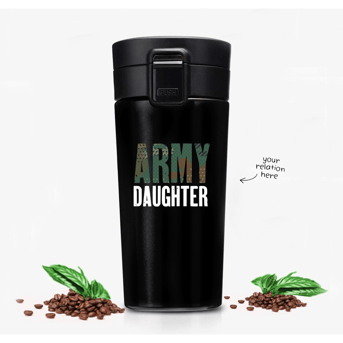 Personalized Steel Tumbler for Army and Navy lovers | Army and Navy relation | Ideal Gift For Army and Navy - Gift Lift