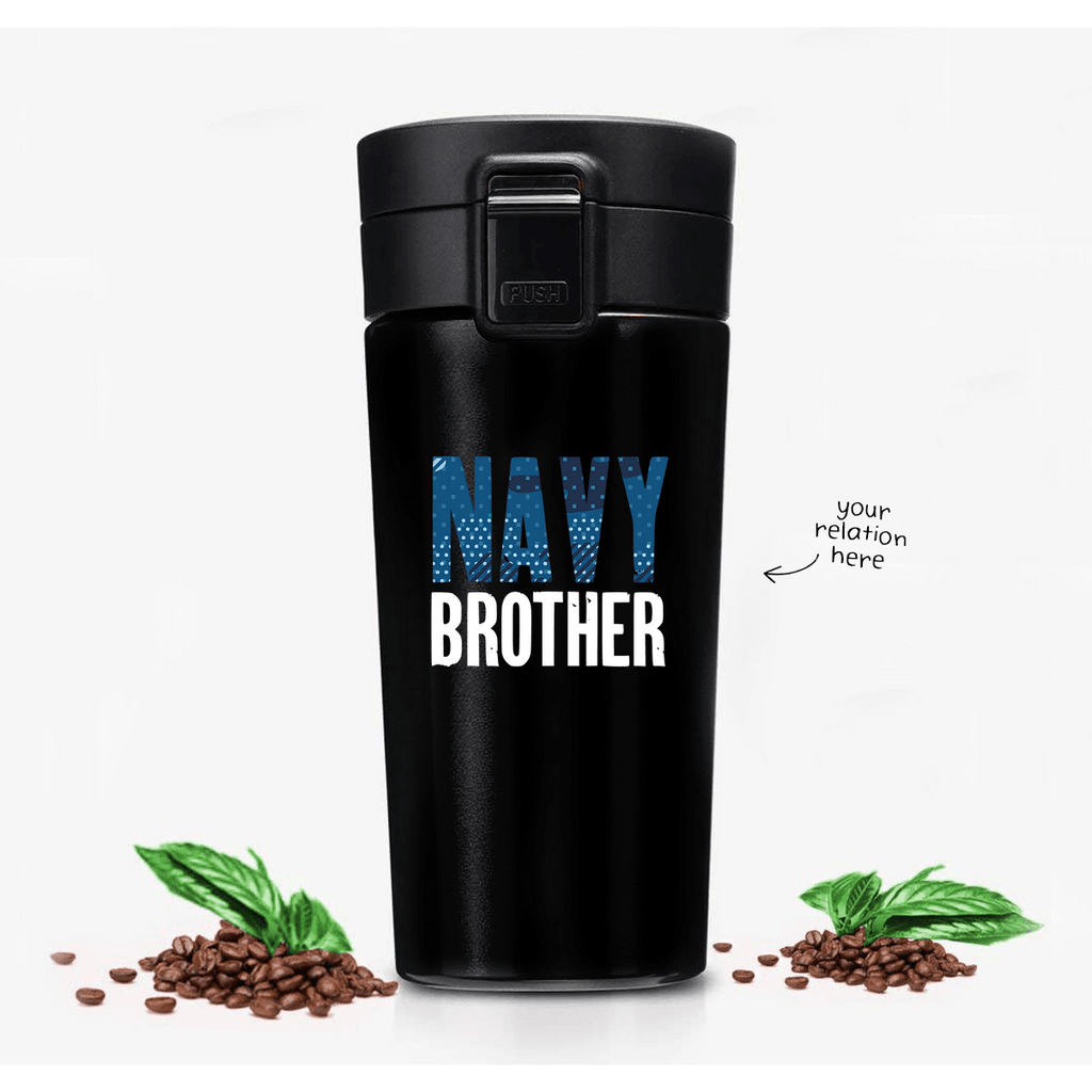 Personalized Steel Tumbler for Army and Navy lovers | Army and Navy relation | Ideal Gift For Army and Navy - Gift Lift