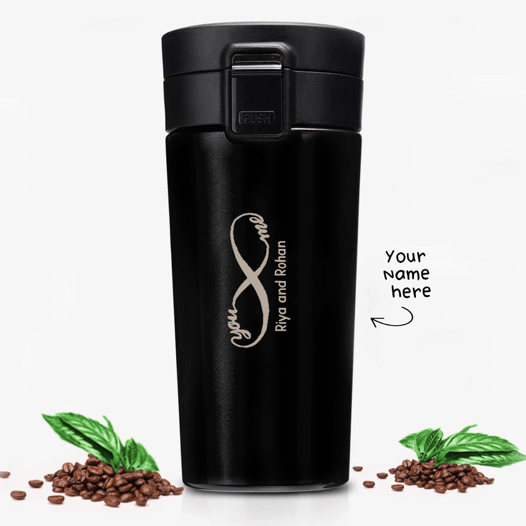 Personalized Steel Tumbler for Couples | Infinite Love Icon | For Wedding Season - Gift Lift