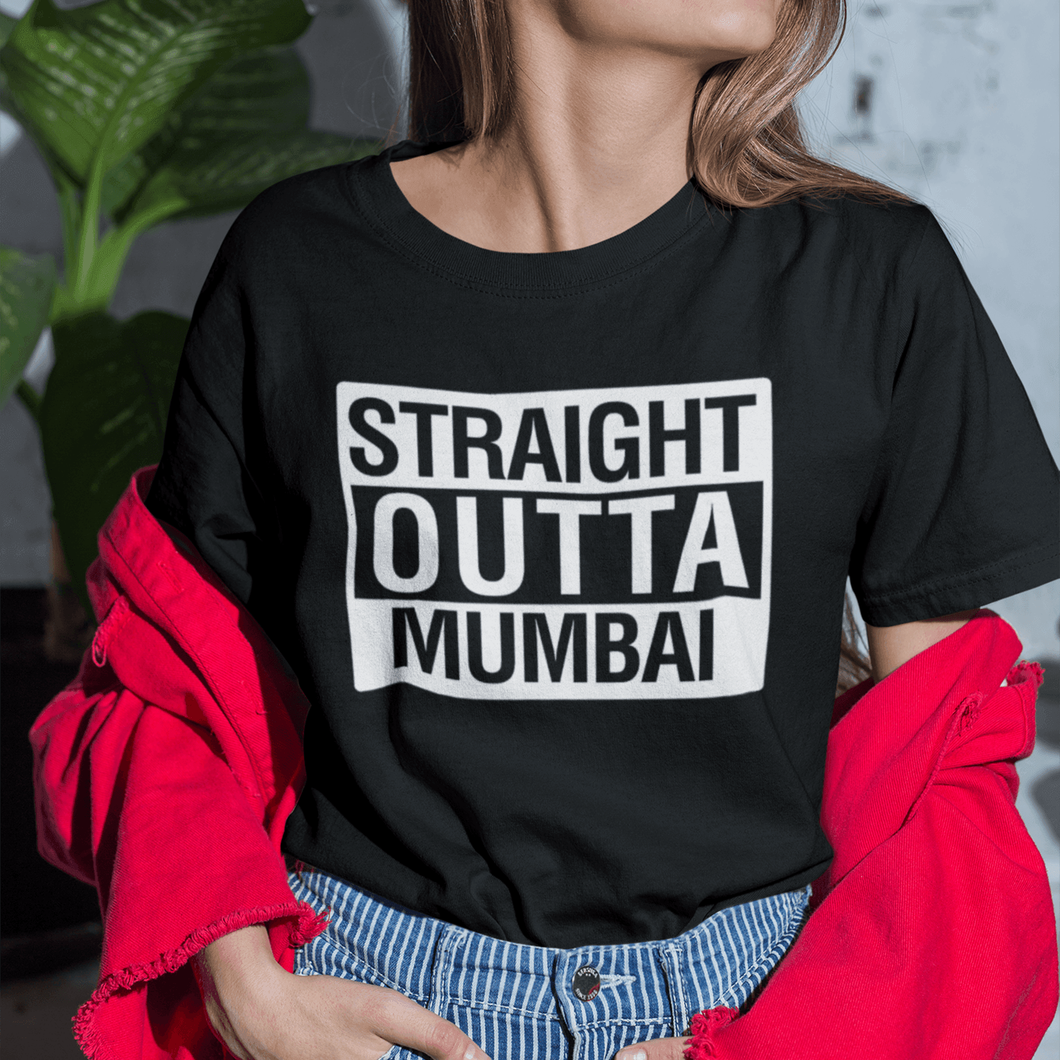 Personalized Straight Outta Unisex Round Neck Tshirt - Gift Lift