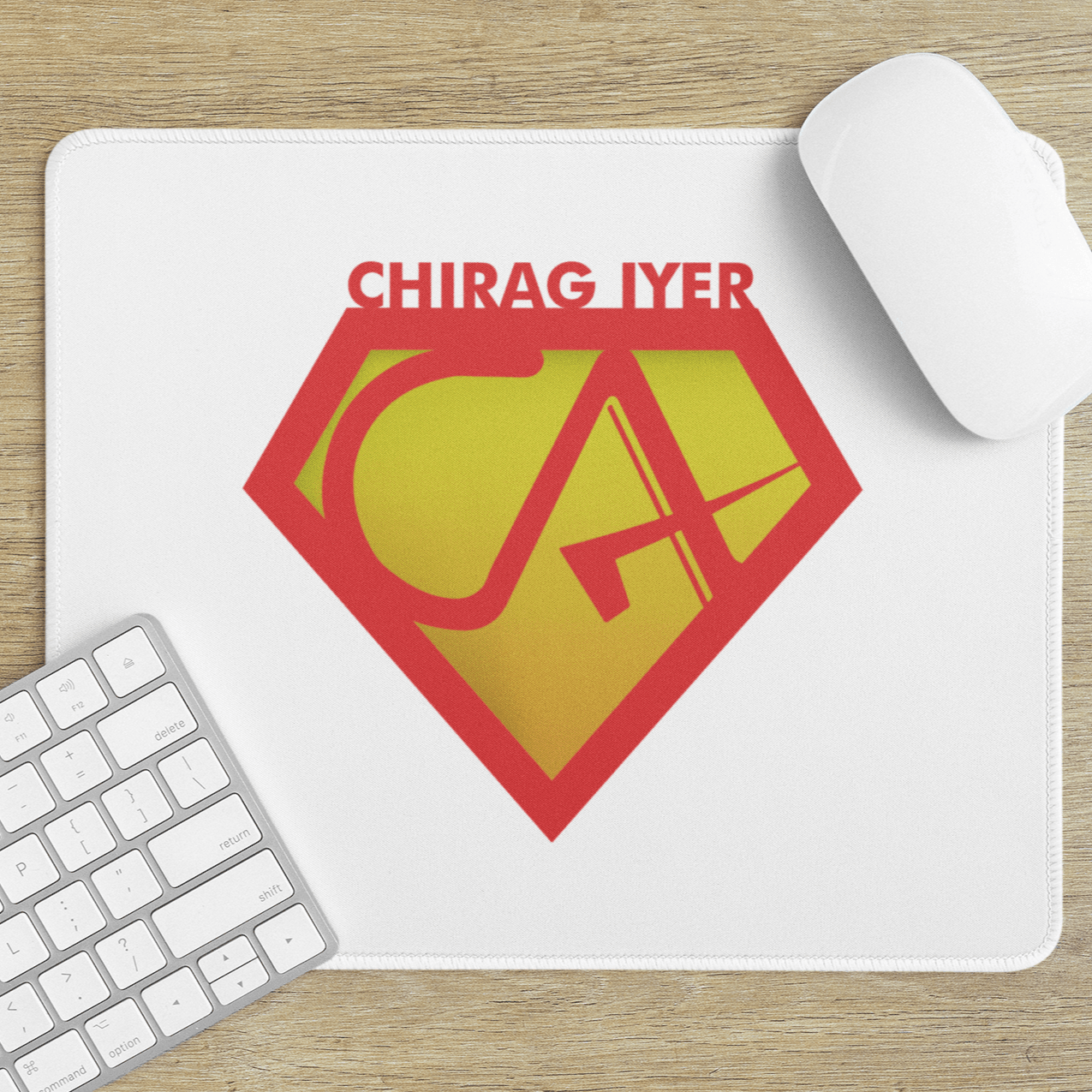 Personalized Super CA Name Art Mousepad - Gift Lift