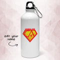 Personalized Super CA Name Art Water Bottle - Gift Lift