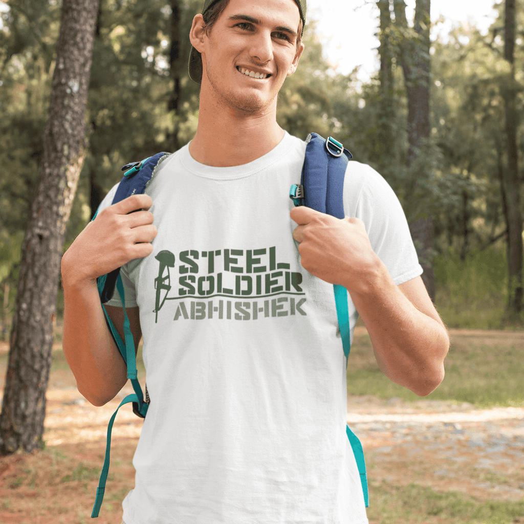 Personalized T-Shirt for Army Lovers | Steel Soldier | Ideal Gift For Army - Gift Lift