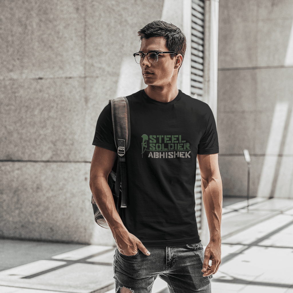 Personalized T-Shirt for Army Lovers | Steel Soldier | Ideal Gift For Army - Gift Lift