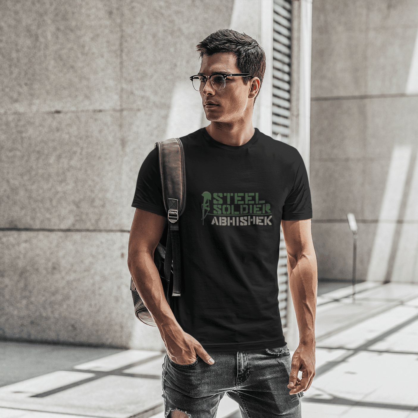 Personalized T-Shirt for Army Lovers | Steel Soldier | Ideal Gift For Army - Gift Lift