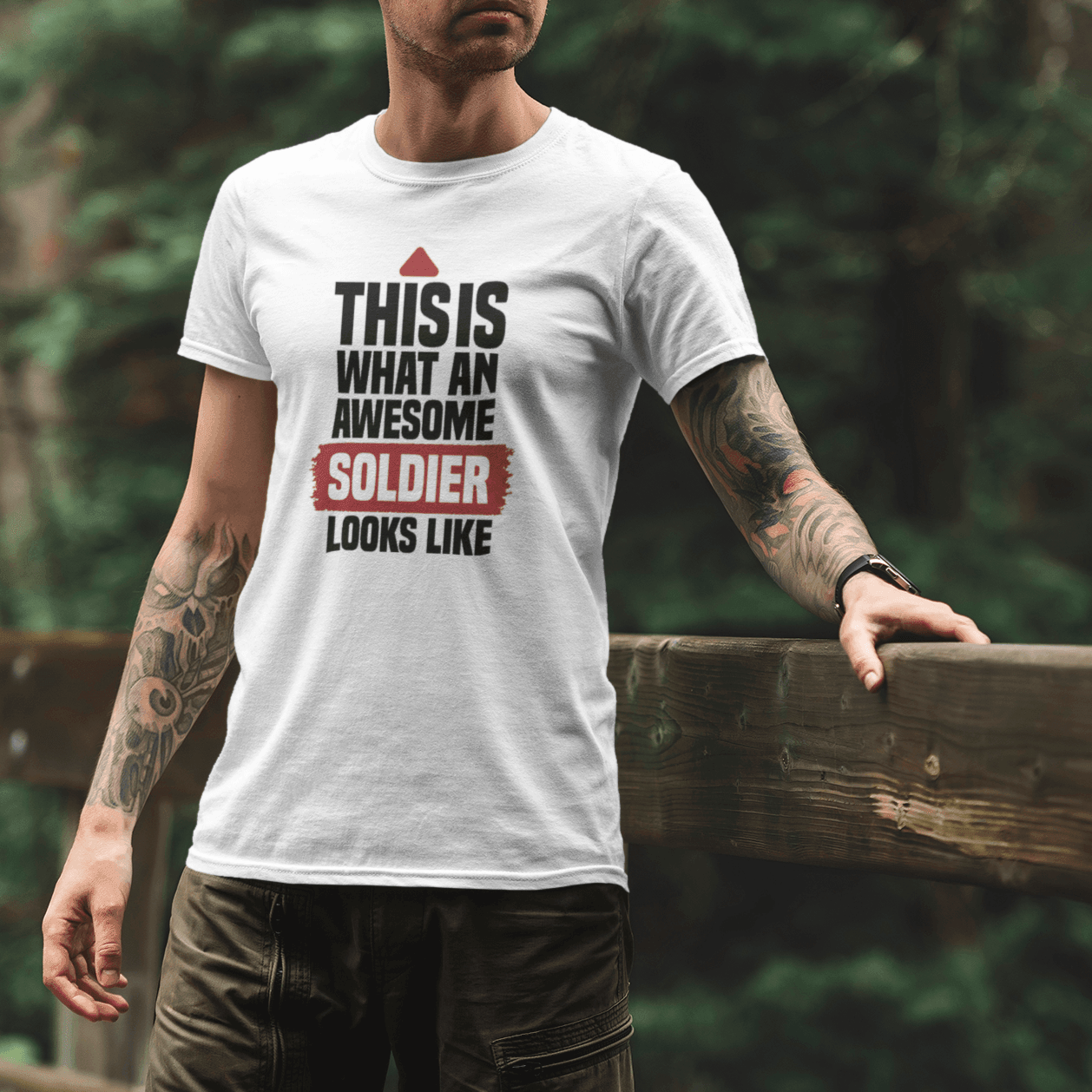 Personalized T-shirt For Army | Customize Your Own Text | This is what an Awesome - Gift Lift