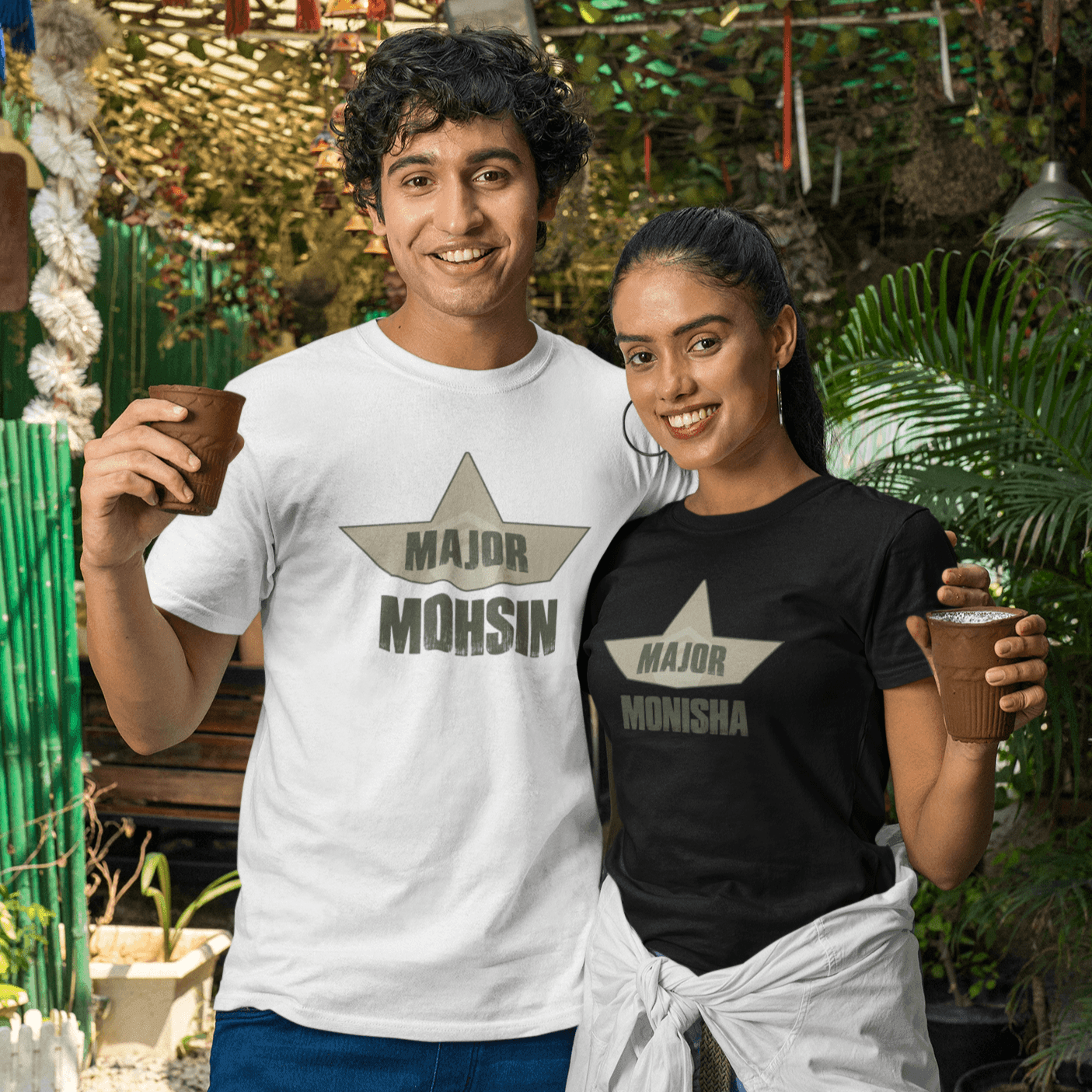 Personalized T-Shirt for Army | Major | Ideal Gift For Indian Army - Gift Lift