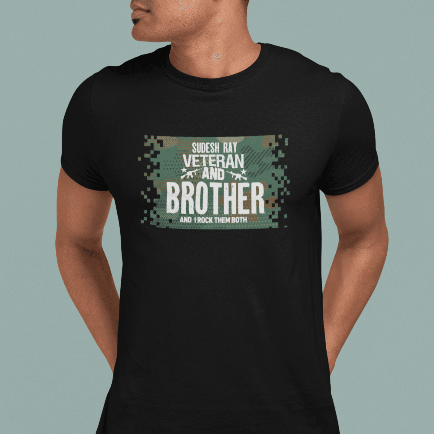 Personalized T-Shirt for Army Veteran | Army veteran and relation | Ideal Gift For Ex Army - Gift Lift