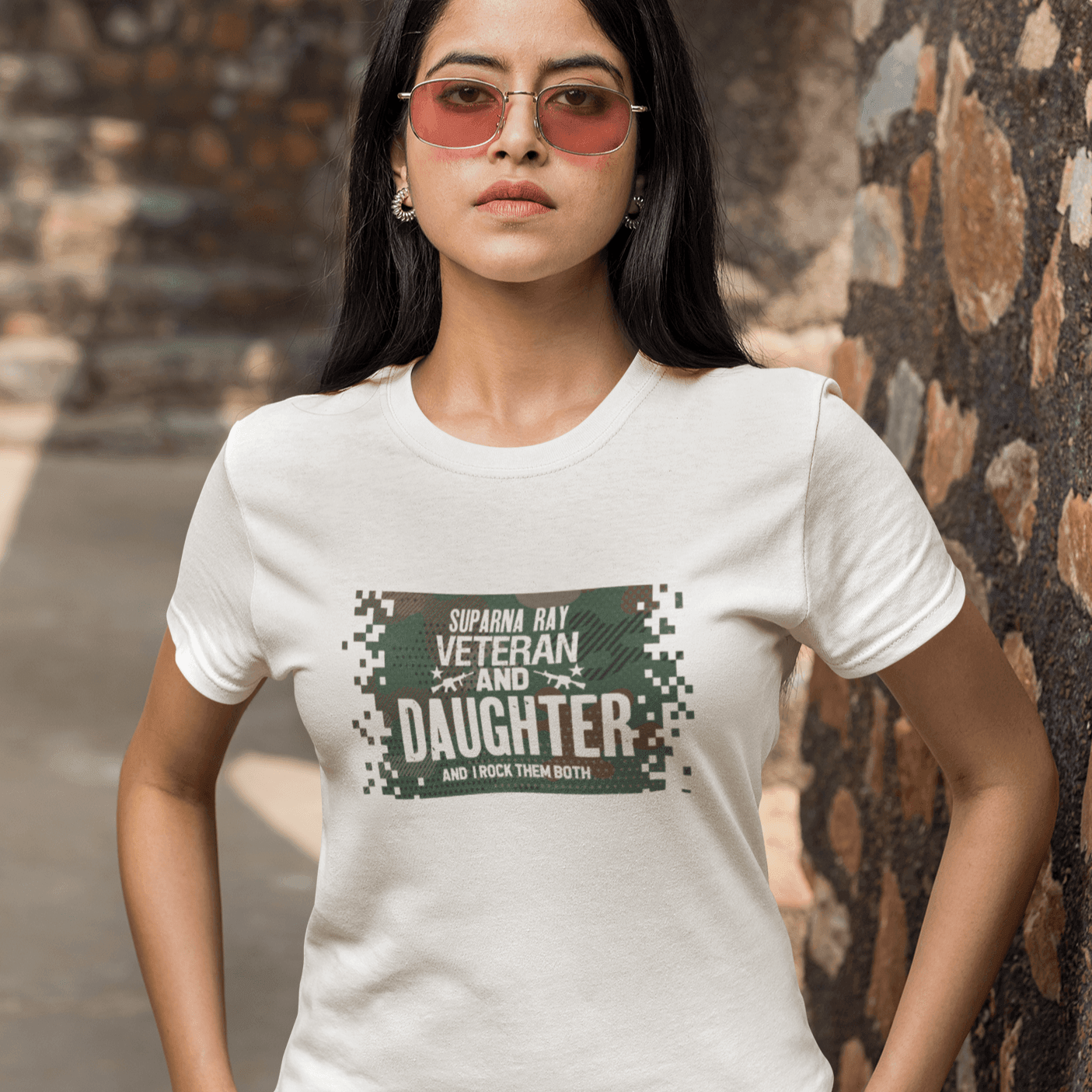 Personalized T-Shirt for Army Veteran | Army veteran and relation | Ideal Gift For Ex Army - Gift Lift