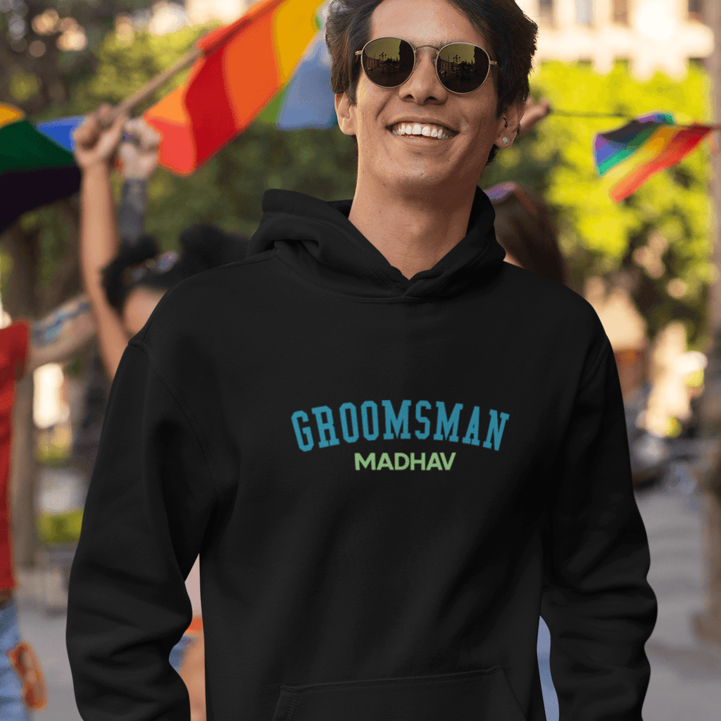 Personalized T-Shirt for Grooms | Groomsman Curved | For Wedding Season - Gift Lift