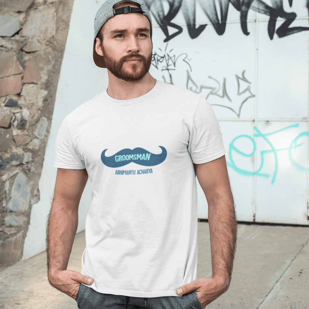 Personalized T- shirt for Groomsmans | Groomsman Graphic Print | For Wedding Season - Gift Lift