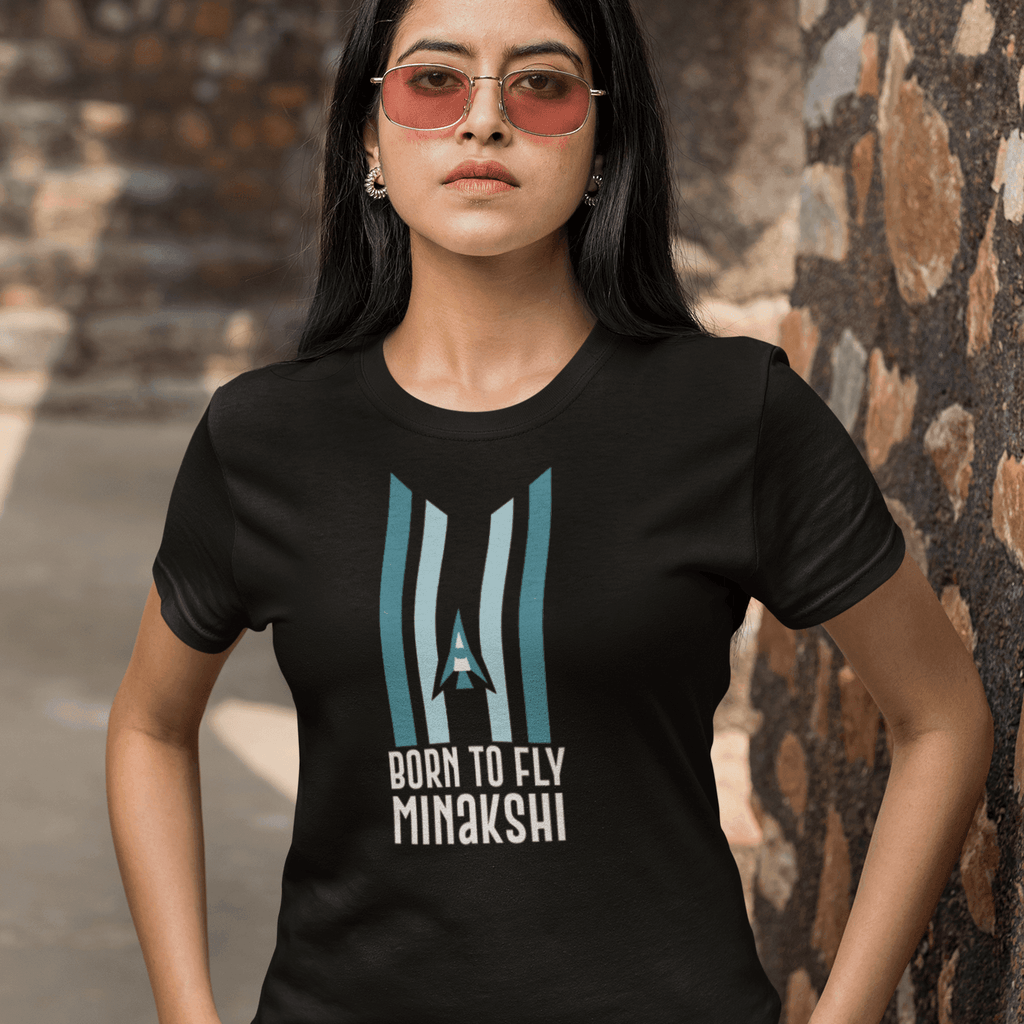 Personalized T-Shirt for Indian Army | Born to Fly | Customized Gift For Indian Army - Gift Lift