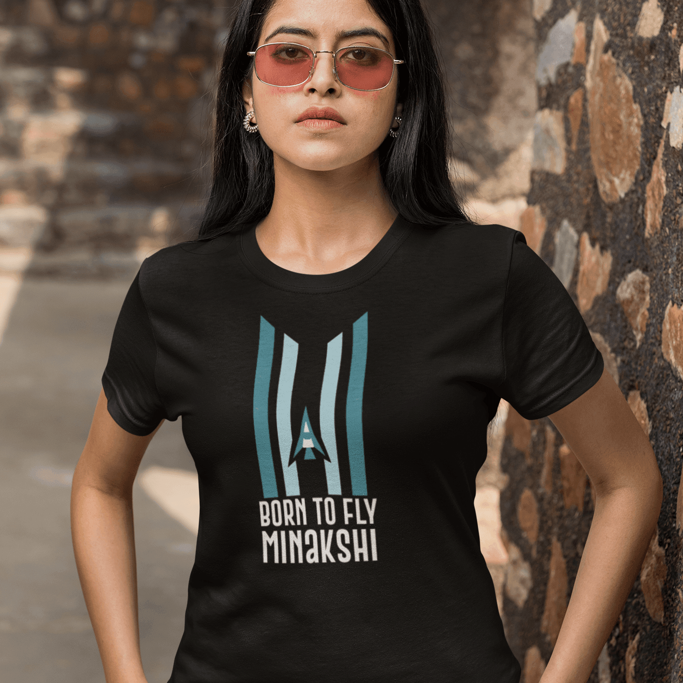 Personalized T-Shirt for Indian Army | Born to Fly | Customized Gift For Indian Army - Gift Lift
