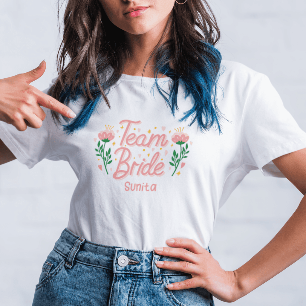 Personalized T-shirt for Team Bride | Team Bride | For Wedding Season - Gift Lift