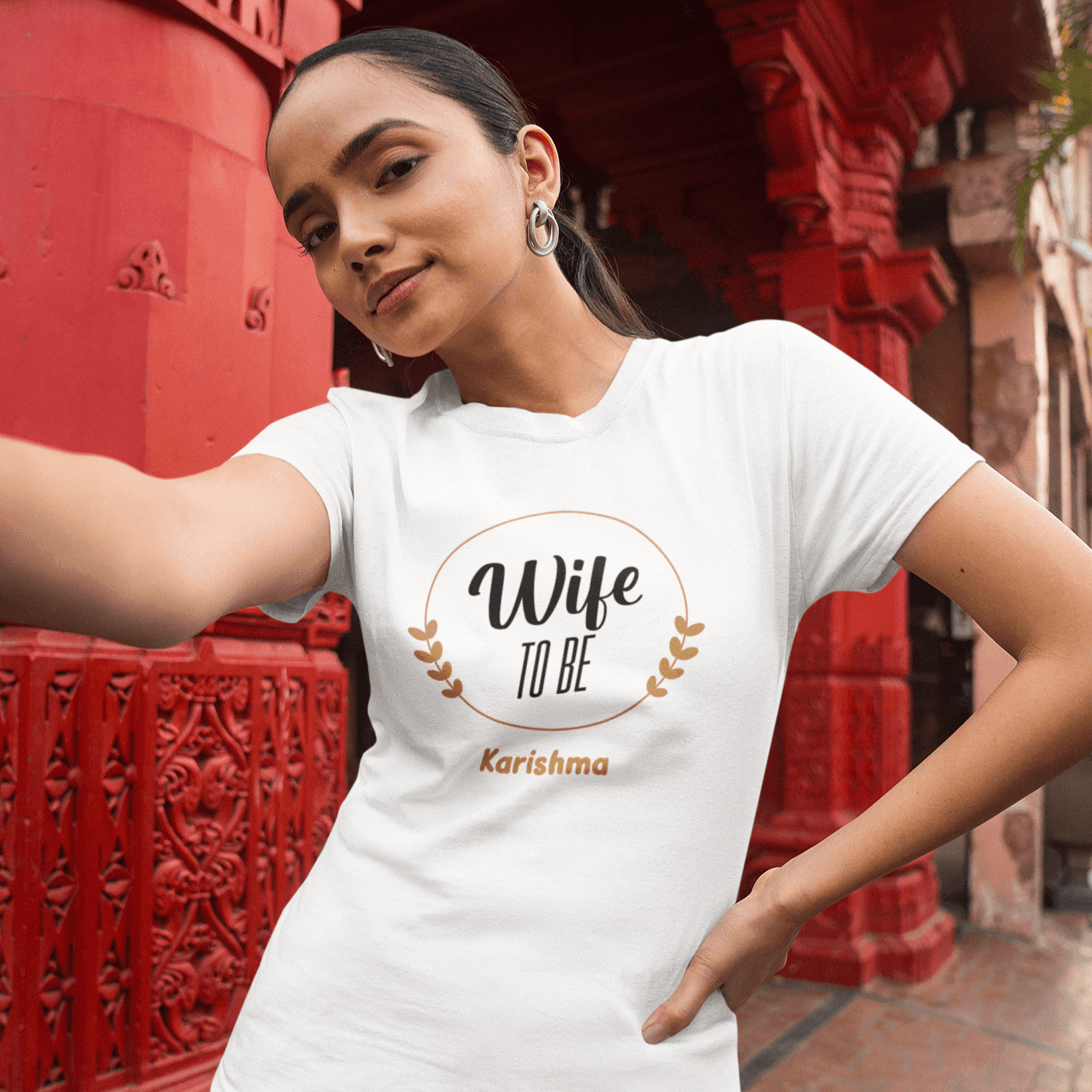 Personalized T-Shirt for Wife to Be | Wife to Be | For Wedding Season - Gift Lift