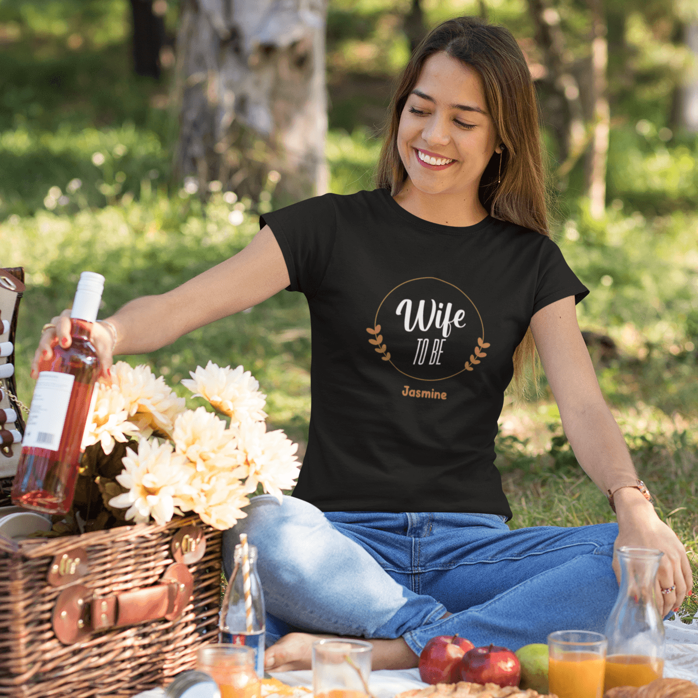 Personalized T-Shirt for Wife to Be | Wife to Be | For Wedding Season - Gift Lift