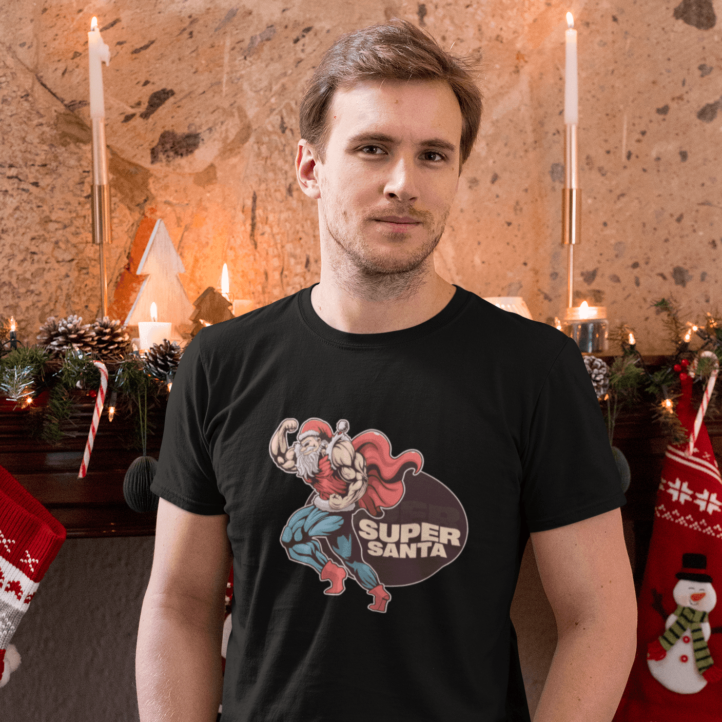 Personalized T-shirt Ideal Gift For Your Loved Ones | Super Santa | Christmas - Gift Lift
