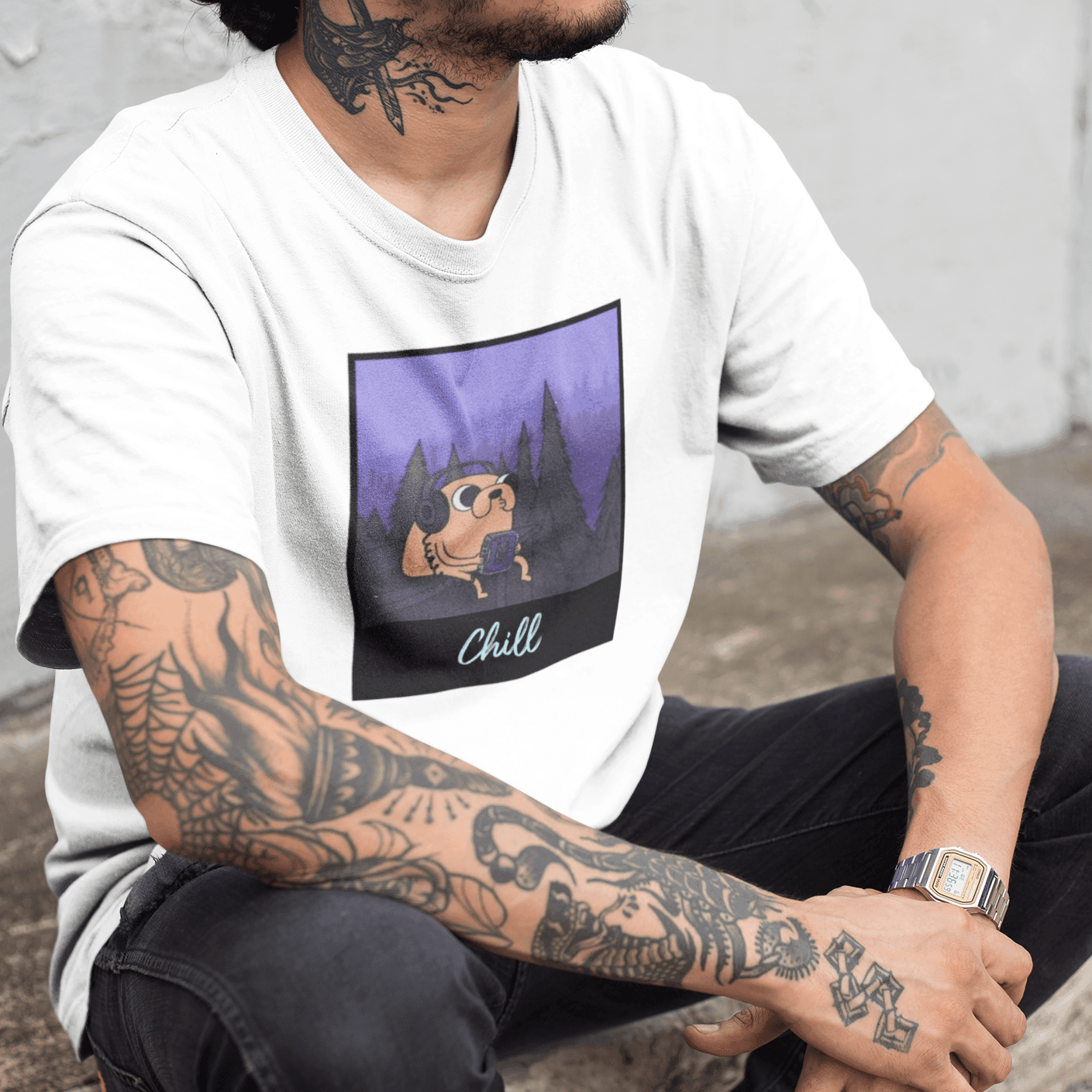 Personalized T-Shirt of a Polaroid with Your Image and text - Polaroid - Gift Lift