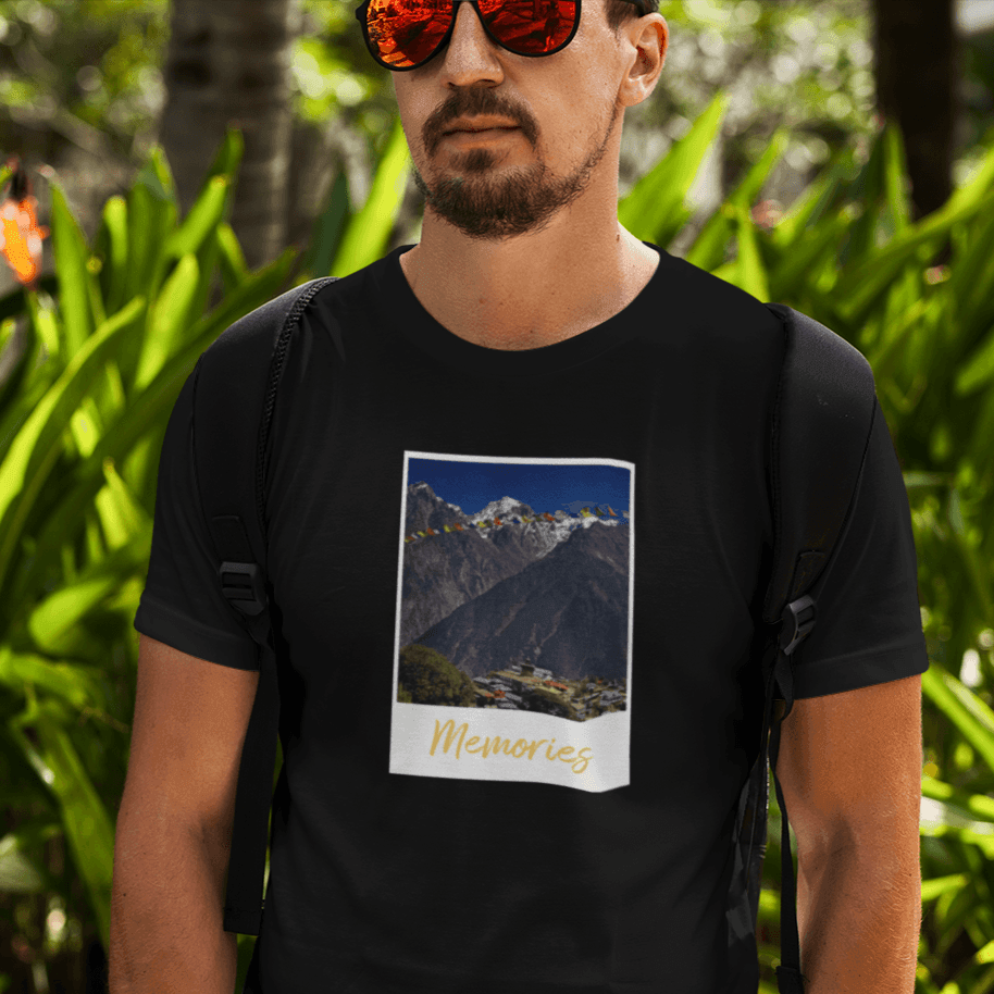 Personalized T-Shirt of a Polaroid with Your Image and text - Polaroid - Gift Lift