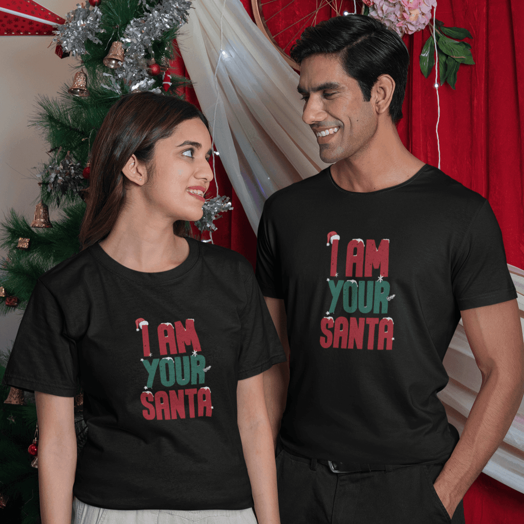 Personalized T-Shirt | Ideal Gift For Your Loved Ones | I am Your Santa | Back Print - Gift Lift