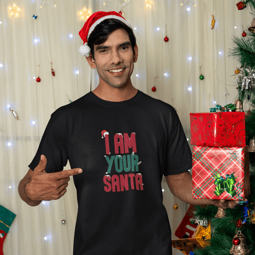 Personalized T-Shirt | Ideal Gift For Your Loved Ones | I am Your Santa | Back Print - Gift Lift