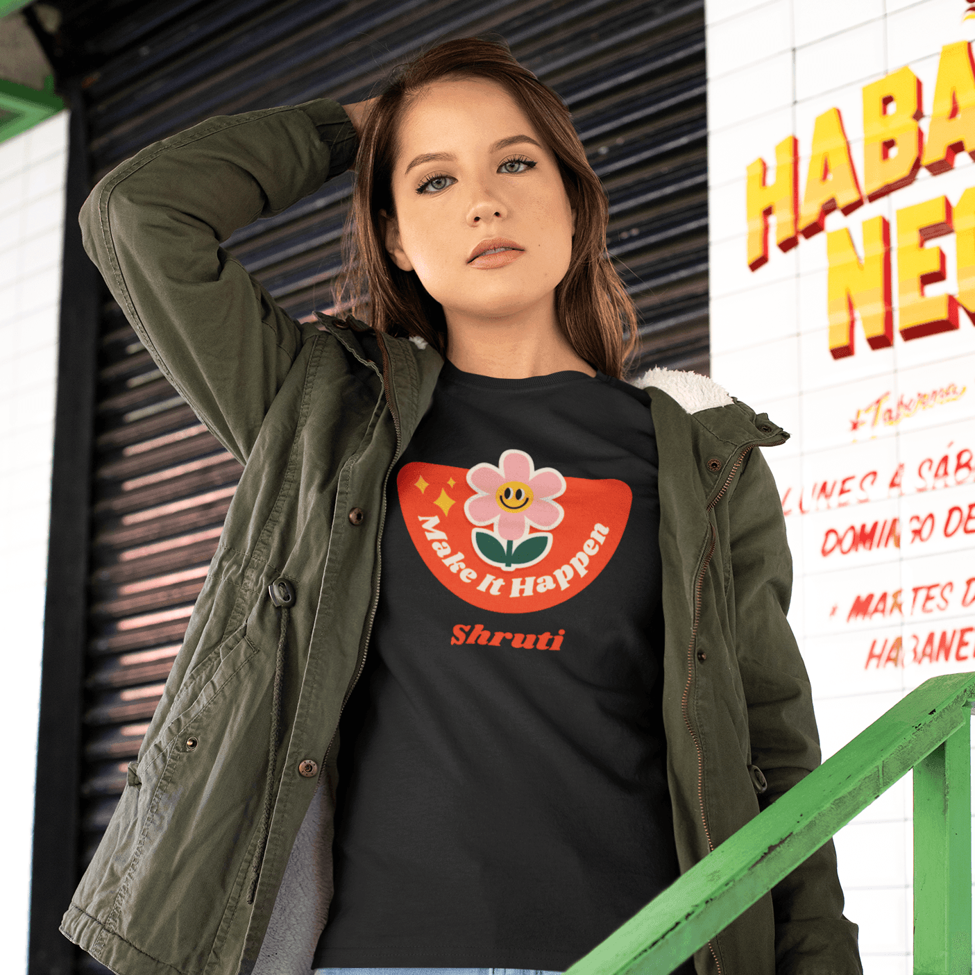 Personalized T-Shirt With Make it Happen Art - Gift Lift
