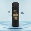 Personalized Temperature Bottle Boba Tea Doodle - Engraved (Hot & Cold Vacuum Flask) - Gift Lift