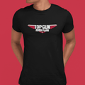 Personalized Top Gun Art T-Shirt - 100% Cotton - Black - Gift Lift